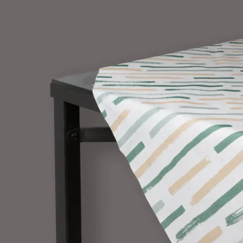 Tovaglia TNT Monet 100x100 cm – Tovaglia Tavola Monouso Verde e Beige