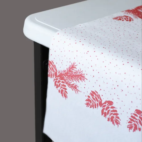 Runner Airlaid in Carta a Secco Monouso Compostabile – Pigna Rossa