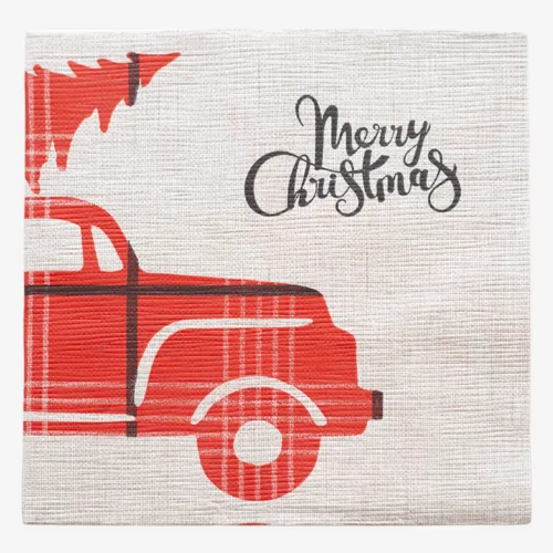 Tovagliolo Airlaid in Carta a 2 Veli Monouso Compostabile – Kilt Natale